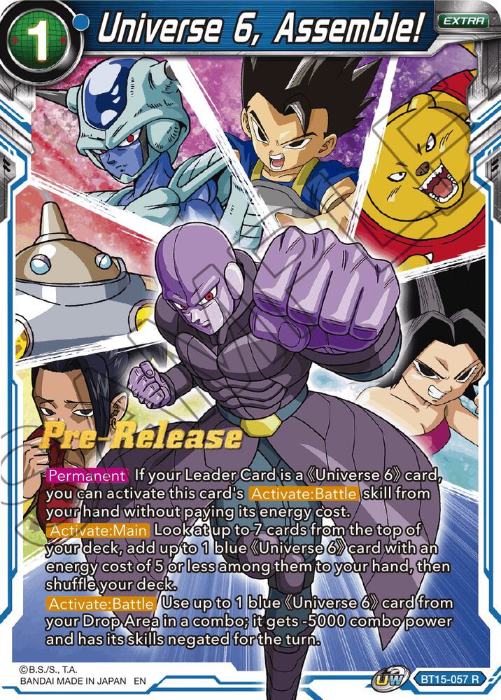Universe 6 Assemble BT15-057