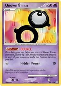 Unown B 66/130 carta