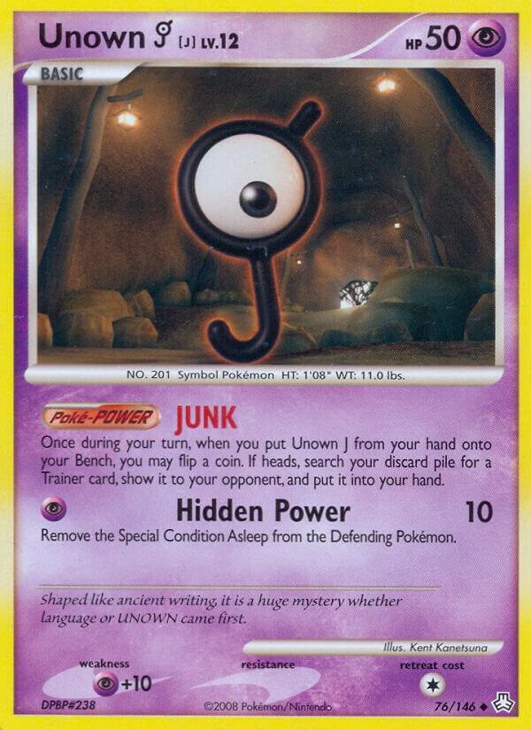 Unown J 76/146 carta