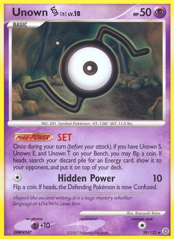 Unown S 39/132 carta