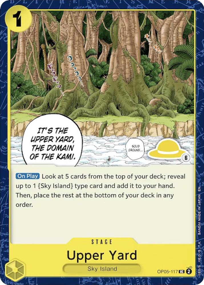 Upper Yard Luffy Deck OP05-117 carta