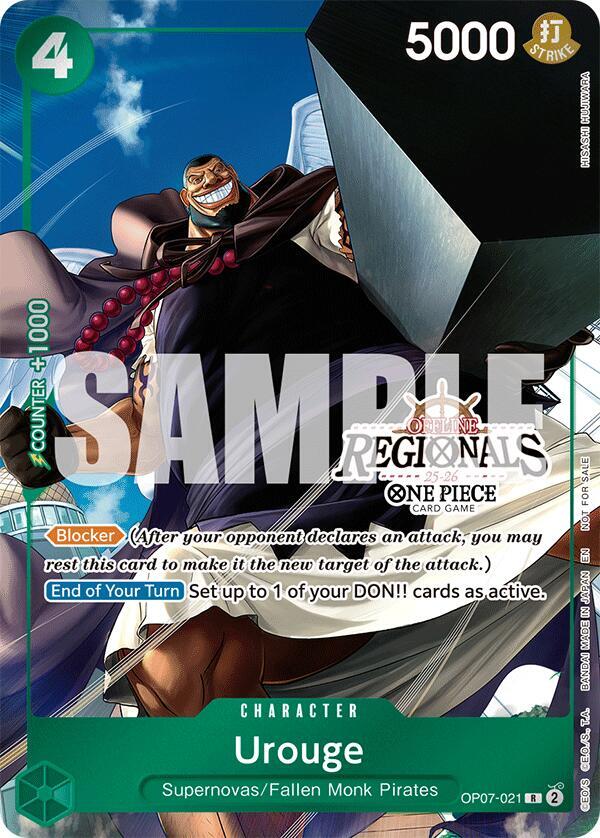 Urouge Offline Regional Participation Pack 2025 Vol1 OP07-021 card