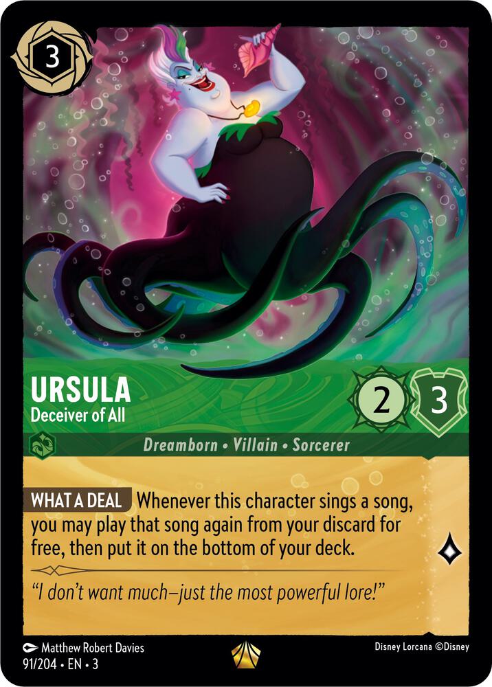 Ursula Deceiver of All 91/204 card