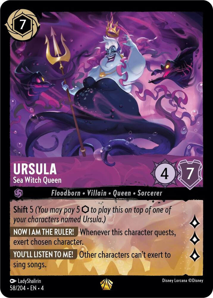 Ursula Sea Witch Queen 58/204