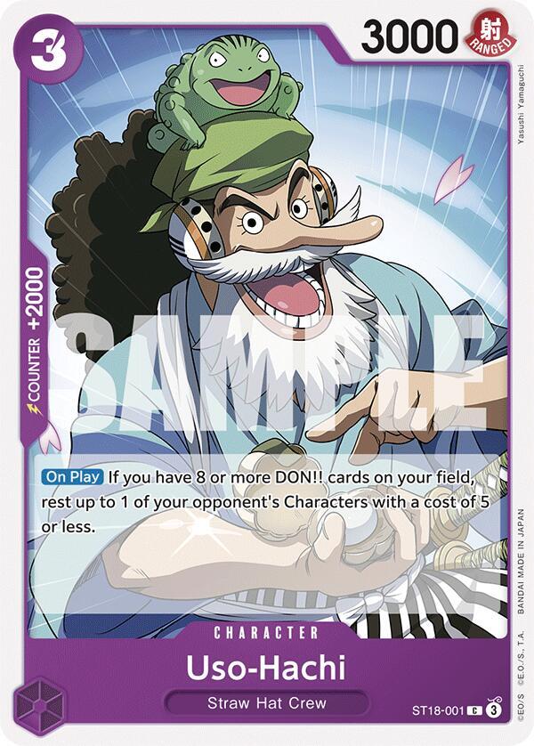 Uso Hachi ST18 001 card