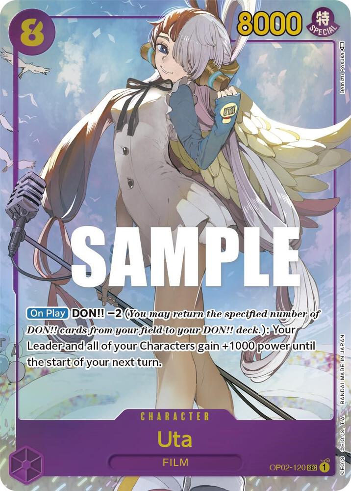 Uta Alternate Art OP02-120