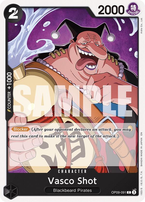 Vasco Shot Reprint OP09-091 card
