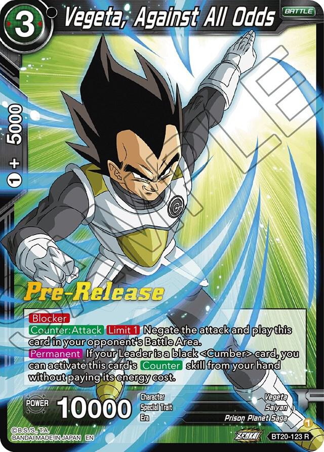 Vegeta Against All Odds BT20-123