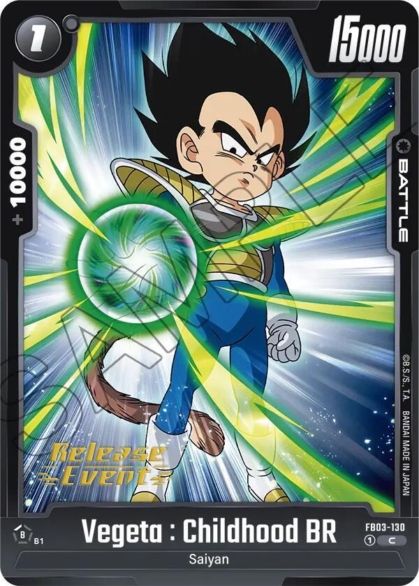 Vegeta Childhood BR FB03-130 carta