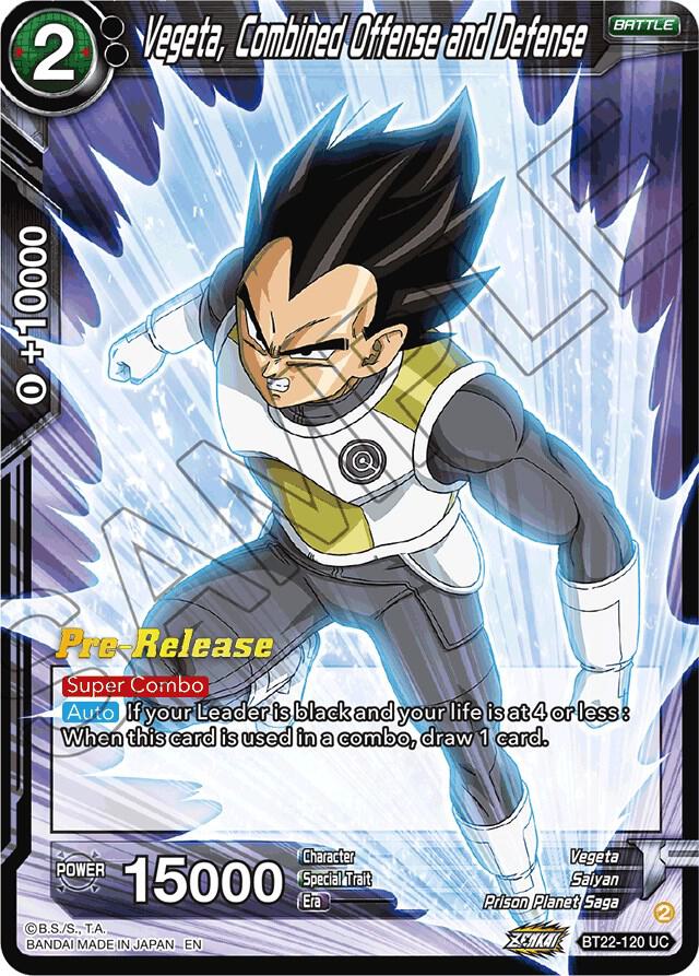 Vegeta Combined Offense and Defense BT22-120