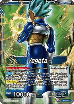 Vegeta Explosive Power Vegeta EX03-07 carta