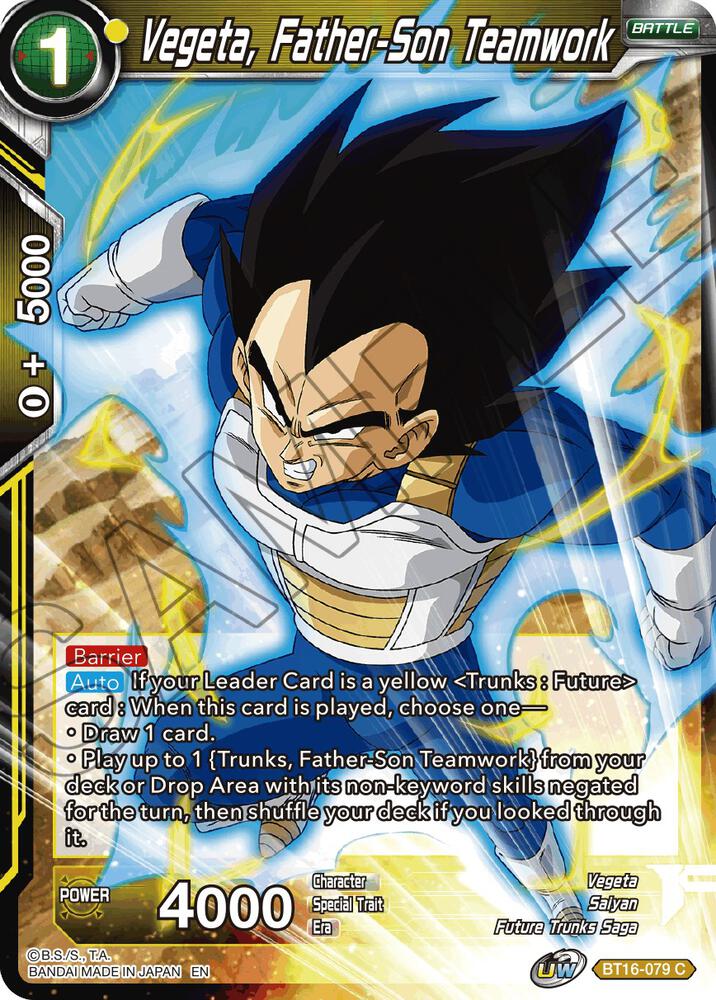 Vegeta Father Son Teamwork BT16-079