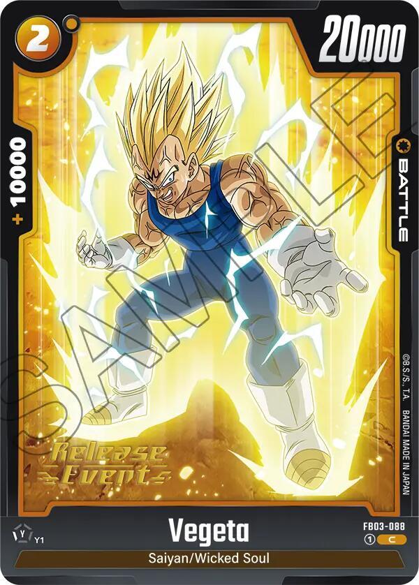 Vegeta FB03 088 card