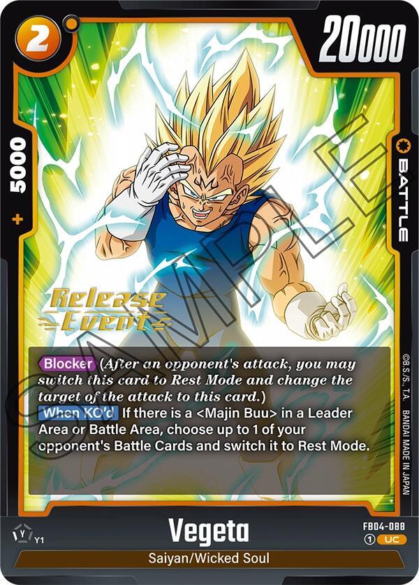 Vegeta FB04 088 carta