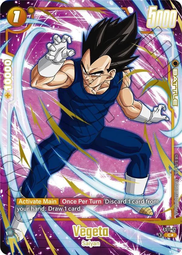 Vegeta FS11 12 Gold carta