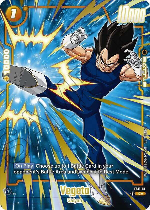 Vegeta FS11 13 Gold carta