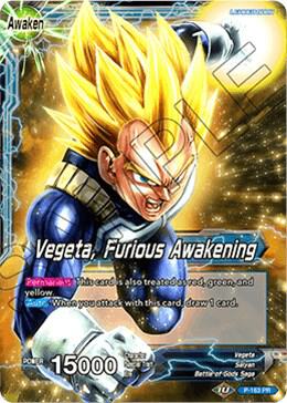 Vegeta Furious Awakening Draft Box 04 Tournament P-163