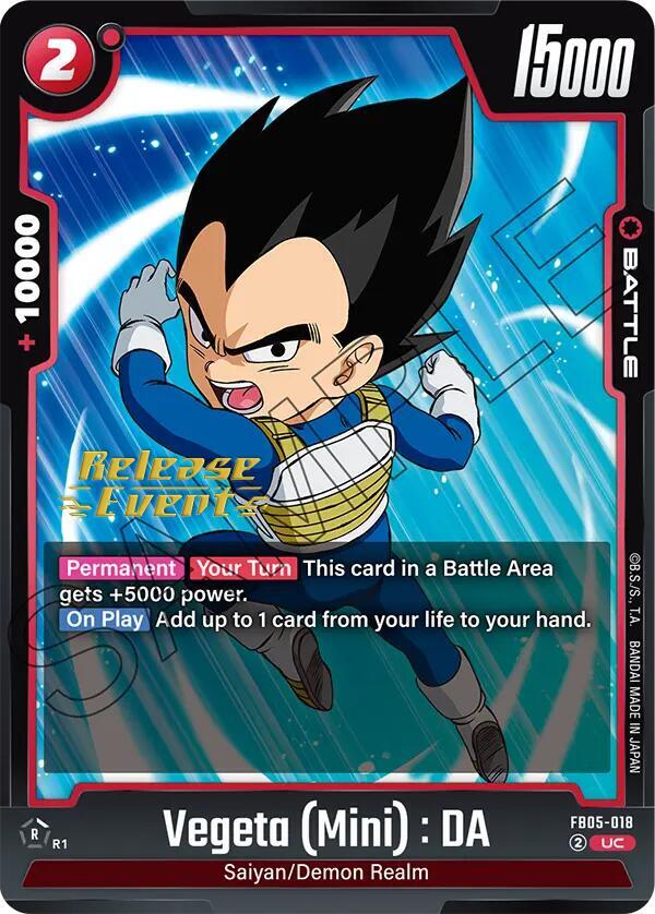 Vegeta Mini DA FB05-018 carta