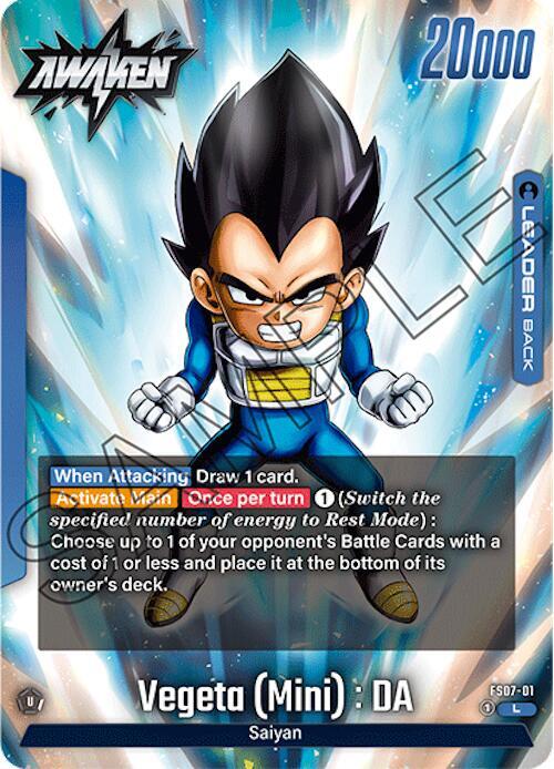 Vegeta Mini DA FS07-01 carta