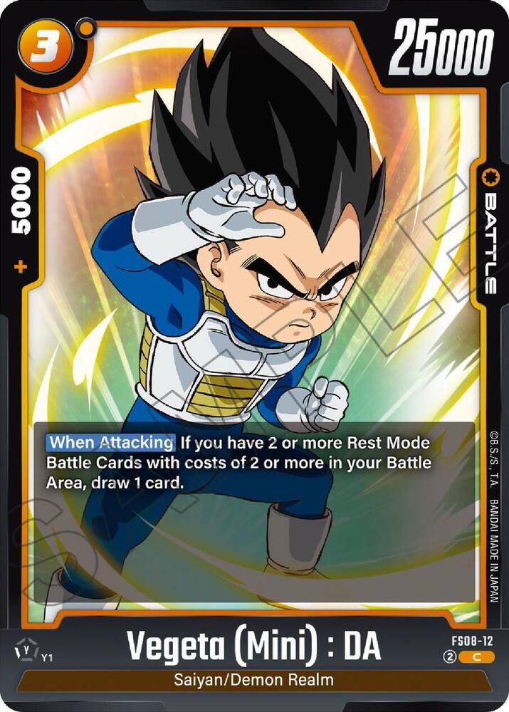 Vegeta Mini DA FS08 12 card