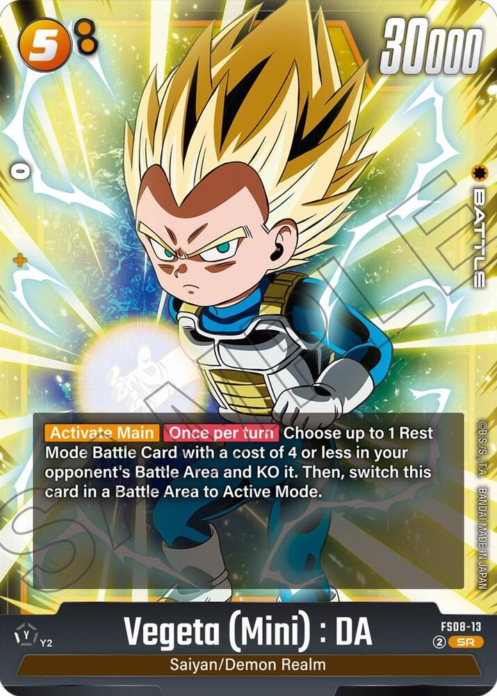 Vegeta Mini DA FS08 13 card