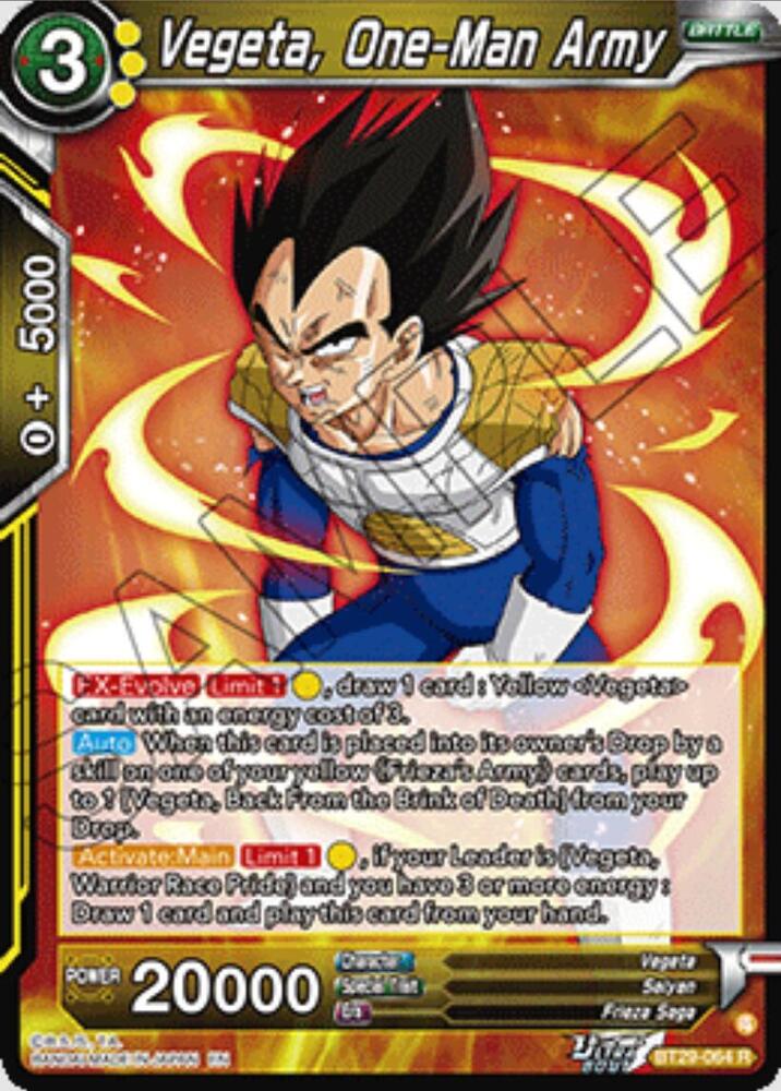 Vegeta One Man Army BT29-064