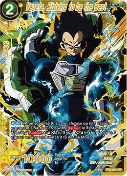 Vegeta Striving to be the Best TB3-051 carta