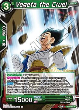 Vegeta the Cruel BT7-058_PR carta