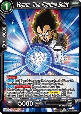 Vegeta True Fighting Spirit BT12-133