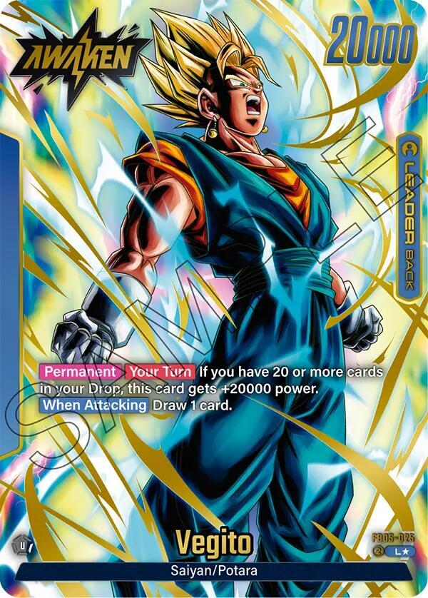 Vegito FB05 025 Alternate Art carta