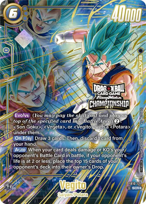 Vegito FB10 121 Championship 26 27