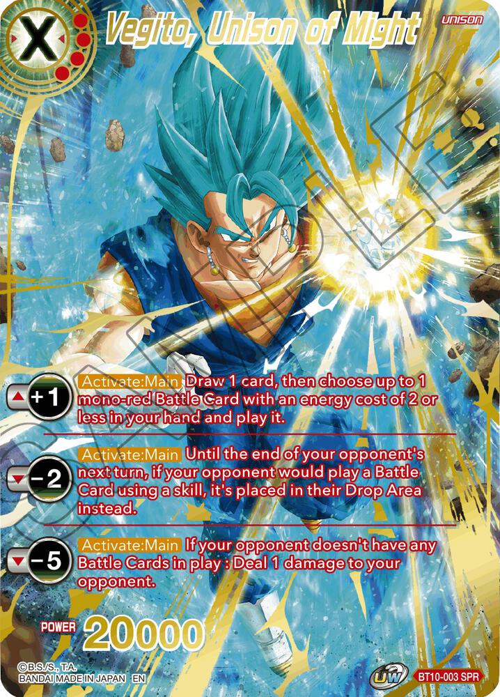 Vegito Unison of Might BT10-003