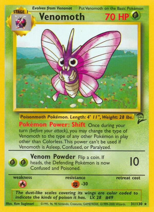 Venomoth 031/130 card