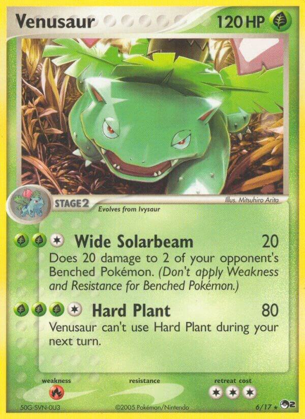 Venusaur 006/017 card