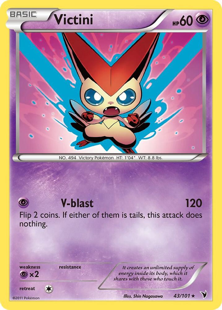 Victini 43 43/101 card