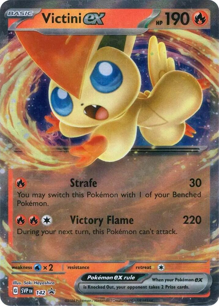 Victini ex 142 card