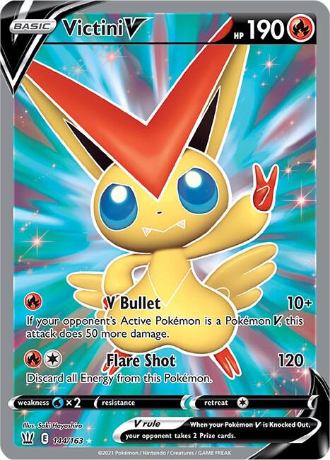 Victini V Full Art 144/163