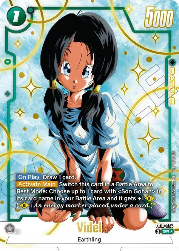 Videl Alternate Art FB10-064 card