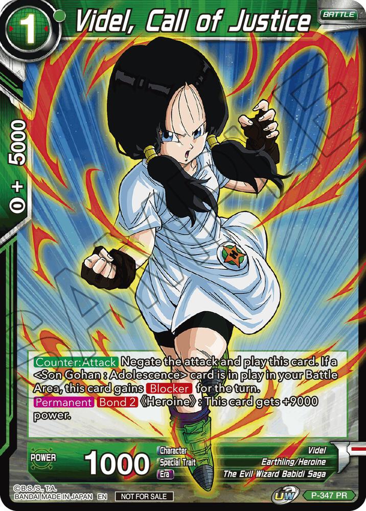 Videl Call of Justice P-347 carta