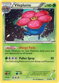 Vileplume 3 149 BW Boundaries Crossed 003/149