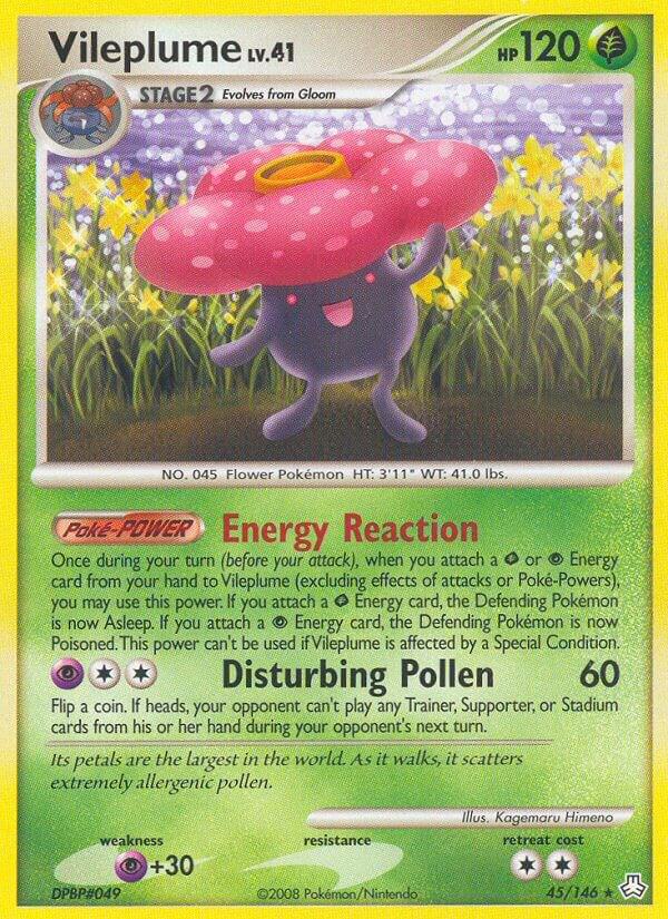 Vileplume 45/146 card
