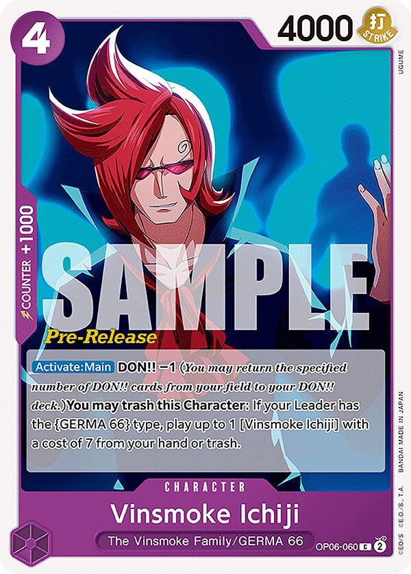 Vinsmoke Ichiji 060 OP06-060 card