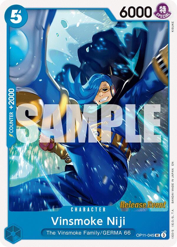 Vinsmoke Niji OP11-045 card