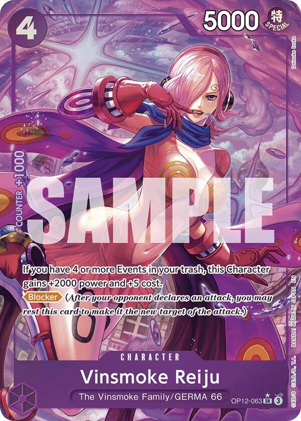 Vinsmoke Reiju Alternate Art OP12-063 card