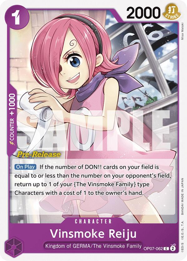 Vinsmoke Reiju OP07-062 card