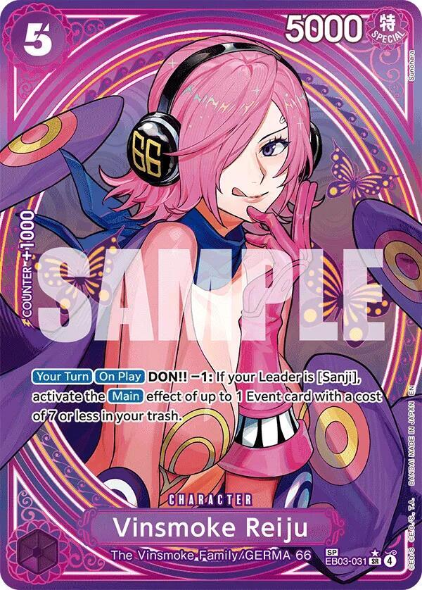 Vinsmoke Reiju SP EB03-031 card