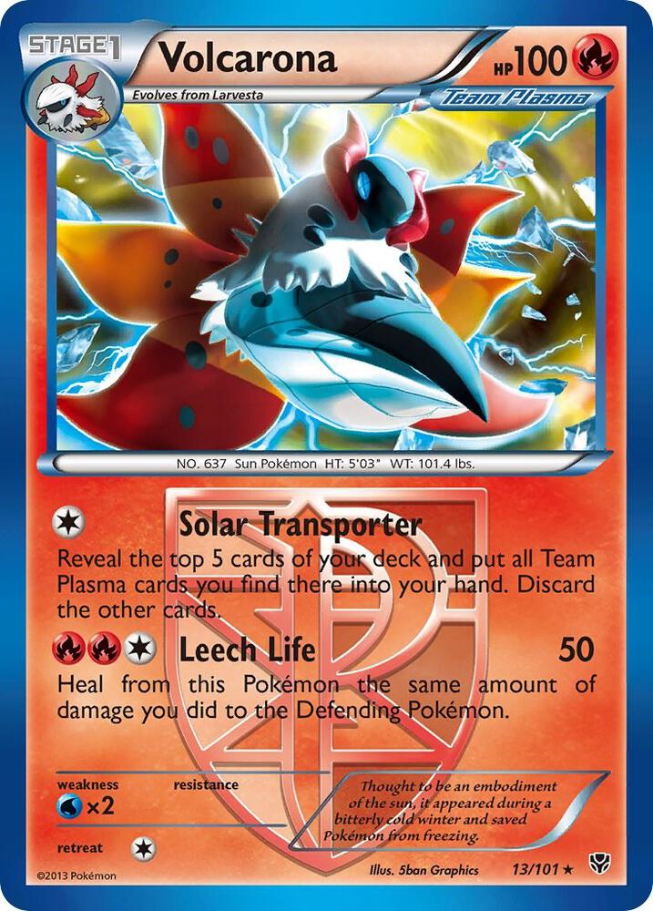 Volcarona Team Plasma 13/101