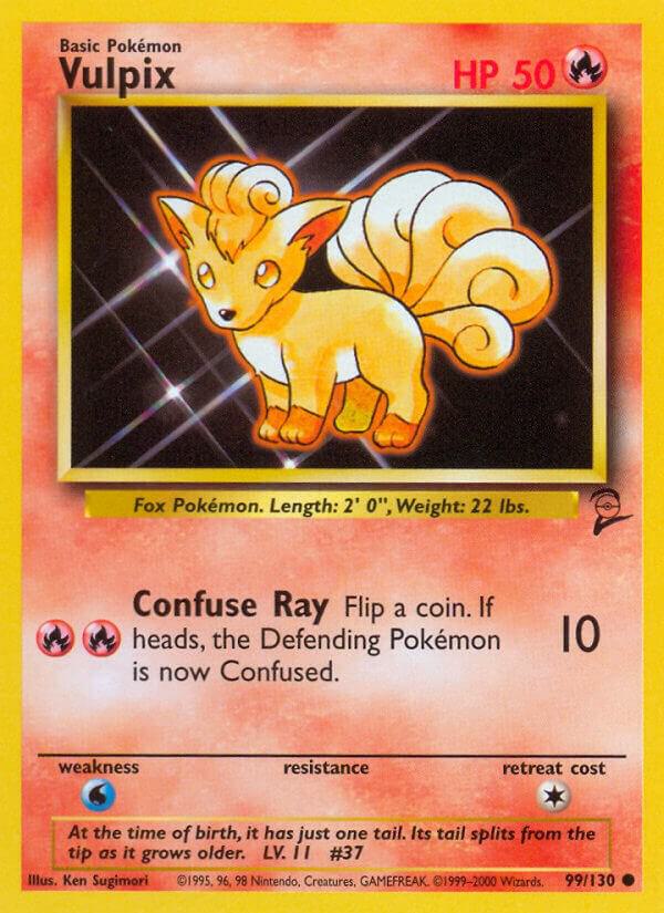 Vulpix 099/130 card