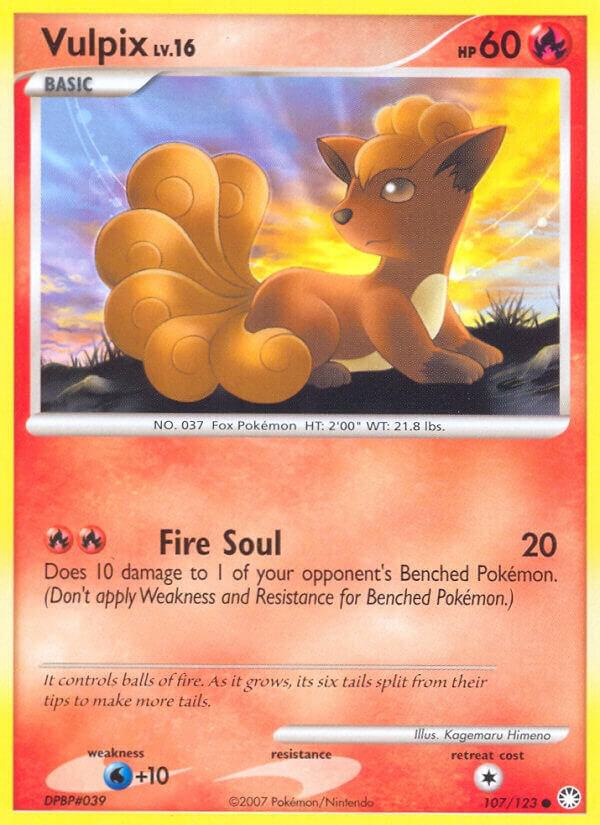 Vulpix 107/123 carta