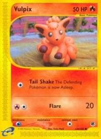 Vulpix 136/165 card
